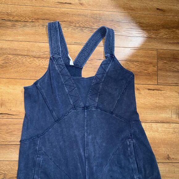 Daily Practice by Anthropologie The Palmra Sleeveless Jumpsuit Blue Size XL - Picture 10 of 16